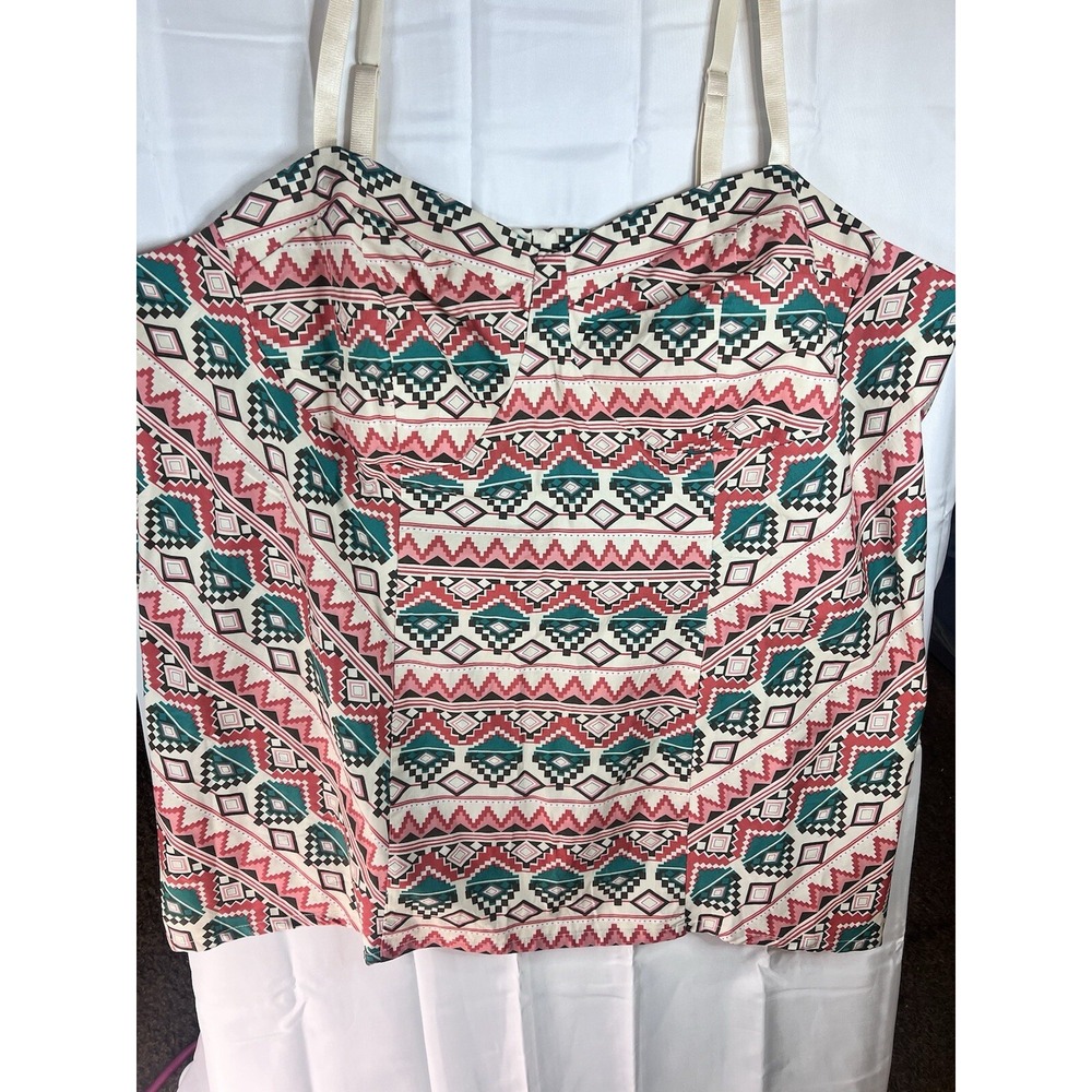 Torrid Womens strappy adjustable‎ straps  Aztec Design size 5 NWT